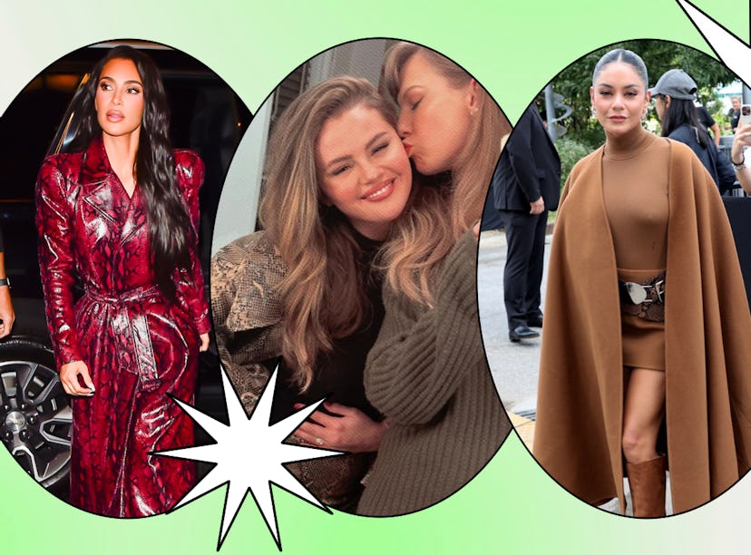 Kim K, Selena Gomez, Vanessa Hudgens, and more stylish stars wearing snakeskin animal print in 2023 ...