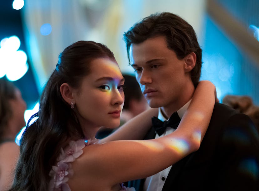 Christopher Briney and Lola Tung in Amazon Studio's adaptation of Jenny Han's novel 'The Summer I Tu...