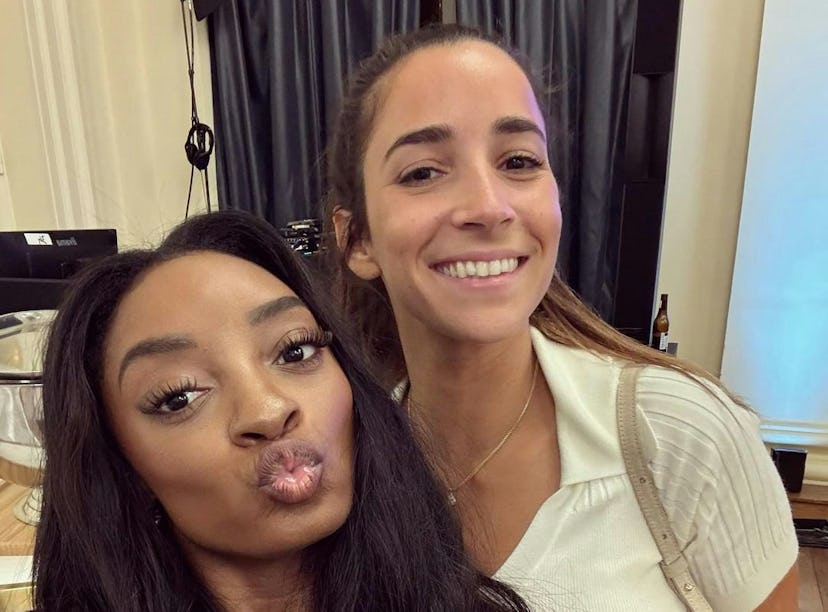 Aly Raisman and Simone Biles