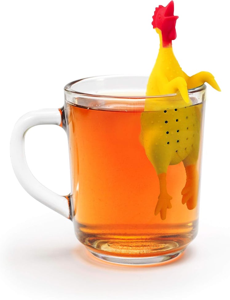 Genuine Fred COCK-A-DOODLE BREW Silicone Tea Infuser