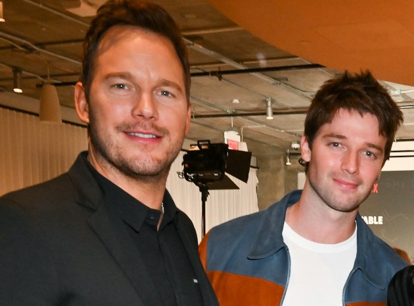 Chris Pratt reacted to Patrick Schwarzenegger's nude scene in 'The White Lotus.'