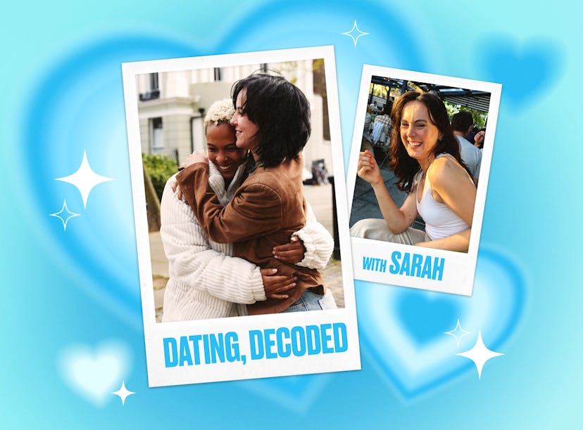 two women on a date; advice columnist Sarah Ellis