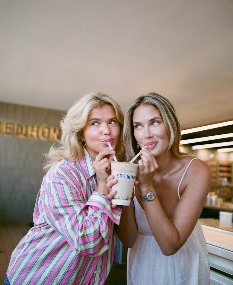 I tried Matilda Djerf's Banana Cream Shake from Erewhon.