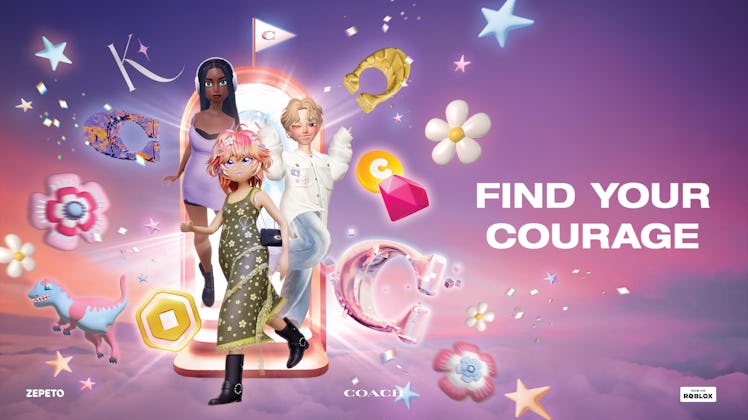 Coach partners with Roblox and Zepeto.