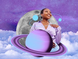 Young woman enjoying being single in fall 2024, per her astrology.