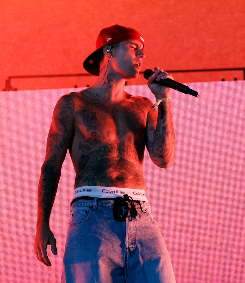 Justin Bieber appeared to share a new song on Instagram in early 2025.