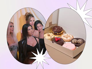 I tried the Kardashian Jenner Family Crumbl cookie box. 