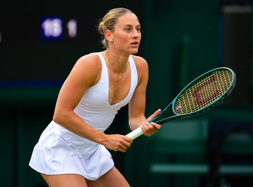 Marta Kostyuk of Ukraine at Wimbledon 2024