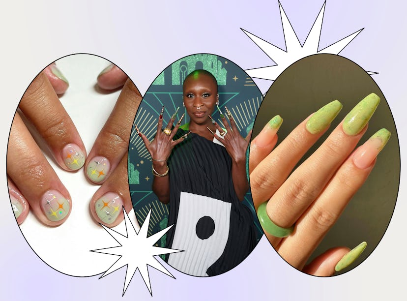 Homecoming nail ideas for brat autumn.