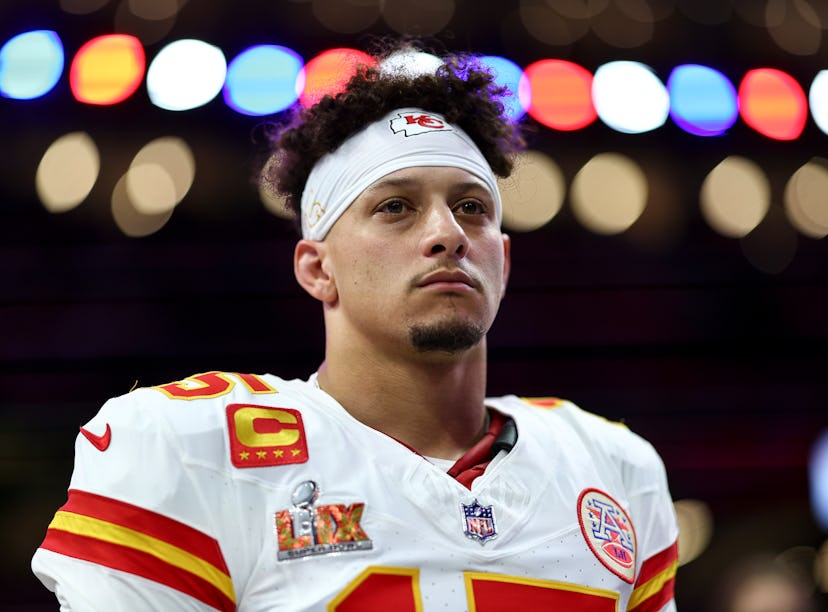 Patrick Mahomes at the Super Bowl