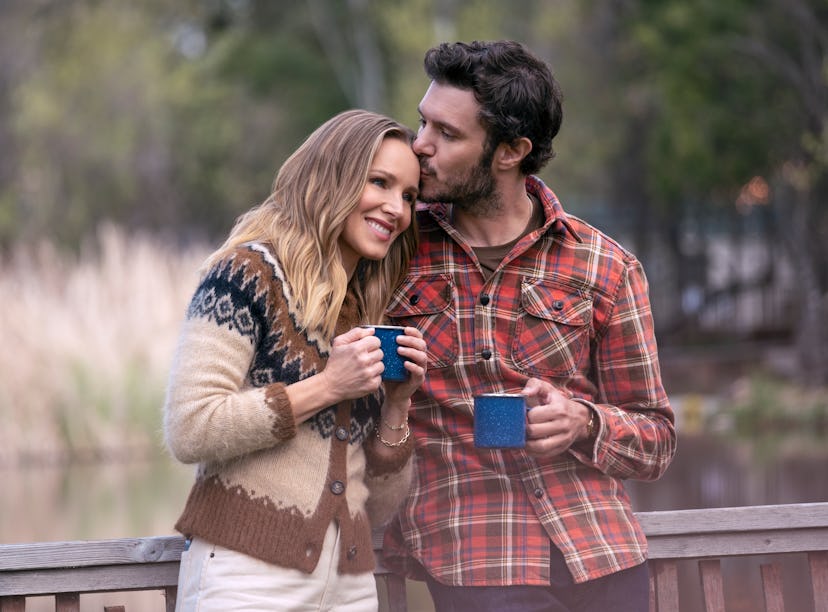 The cast of 'Nobody Wants This' sends Adam Brody memes in their group chat.