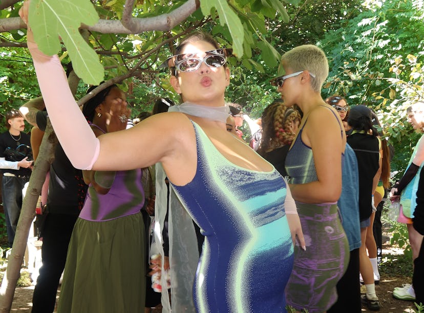 Remi Bader at the PH5 NYFW show