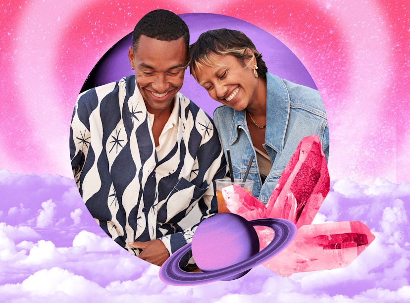 a couple on a date to a psychic