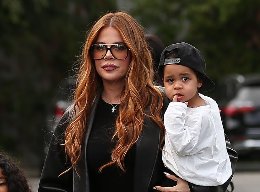 Khloé Kardashian spoke about her no sleepovers rule for children True and Tatum.