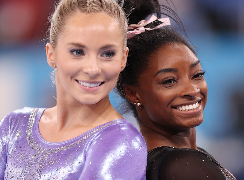 Mykayla Skinner and Simone Biles