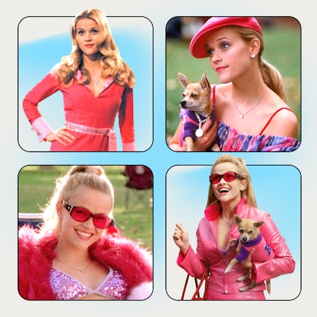 Here's how to get the 'Legally Blonde' Elle Woods aesthetic with halter dresses and pink accessories...